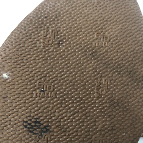 Gucci Brown Peep Toe Heels Sz 39.5/9.5 U.S. - Picture 8 of 11